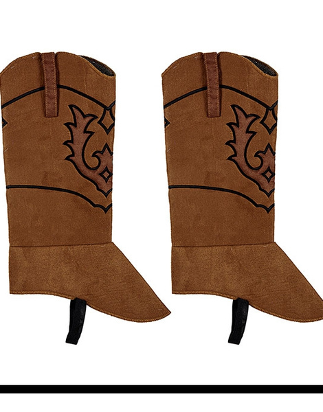 botas disfraz vaquero