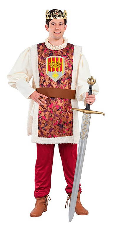 Disfraz Rey Medieval para  hombre