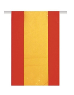 Bandeira de Espanha de plástico 50M. 20x30cm