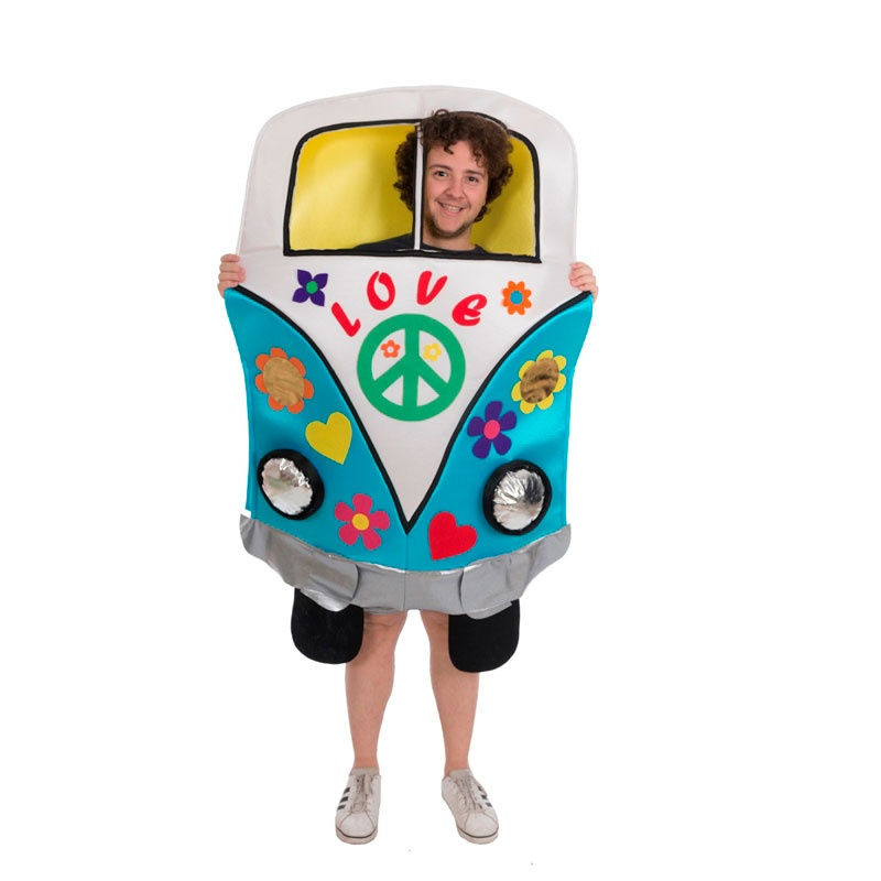 Disfraz Furgo Hippie para adulto