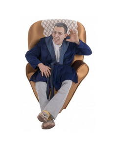 Disfraz abuelo en sofa para adulto