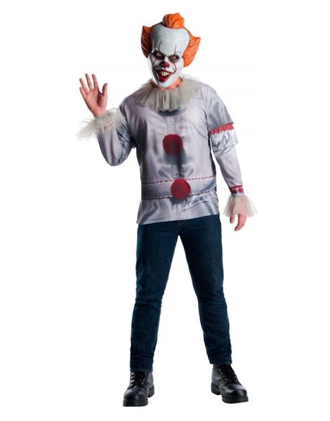 Set Pennywise camisa+máscara adulto