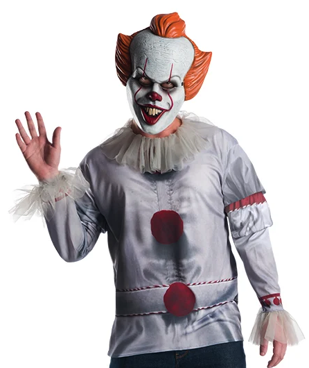 Set Pennywise camisa+máscara adulto
