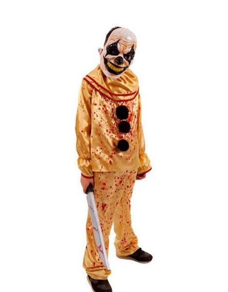 Disfraz Payaso Asesino Maniático para Niño Disfraz Payaso Asesino Maniático para Niño