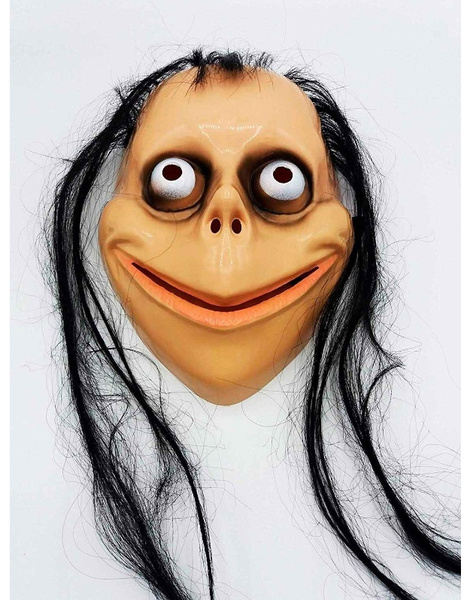 Máscara loco con pelo