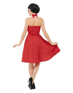 Moda concepto Lavandería a monedas Disfraz de Pin Up Rockabilly años 50 Ad.