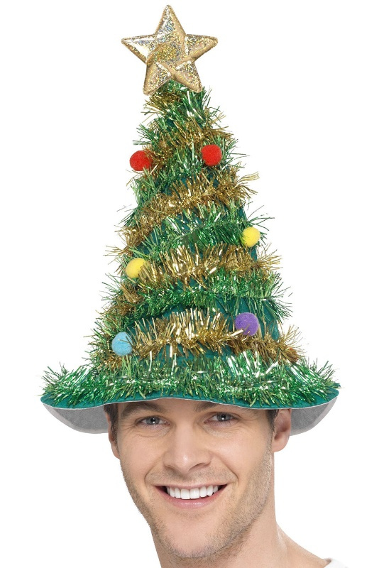 Sombrero árbol navideño adulto