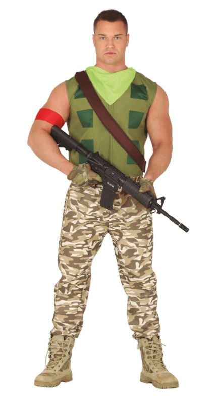 Disfraz Soldado mercenario adulto