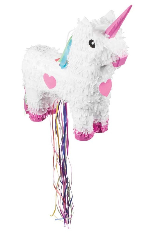 Piñata Unicornio blanco 47x39 cm