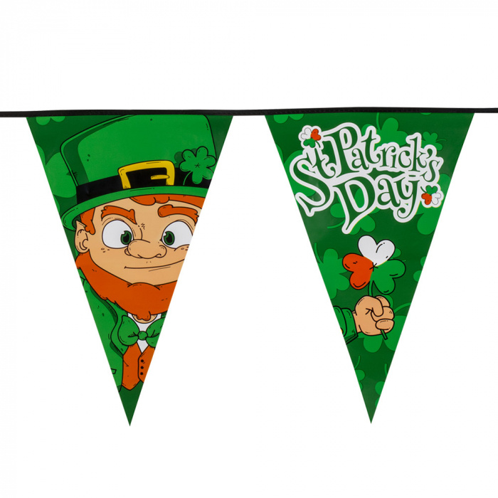 Bandeirinhas de guirlanda San Patricio 8M.