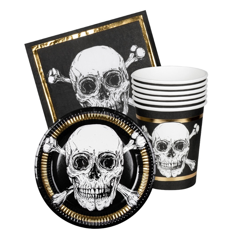 Set Pirata desechables 6 piezas