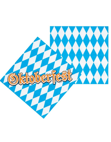12 Servilletas Oktoberfest 33x33 cms.