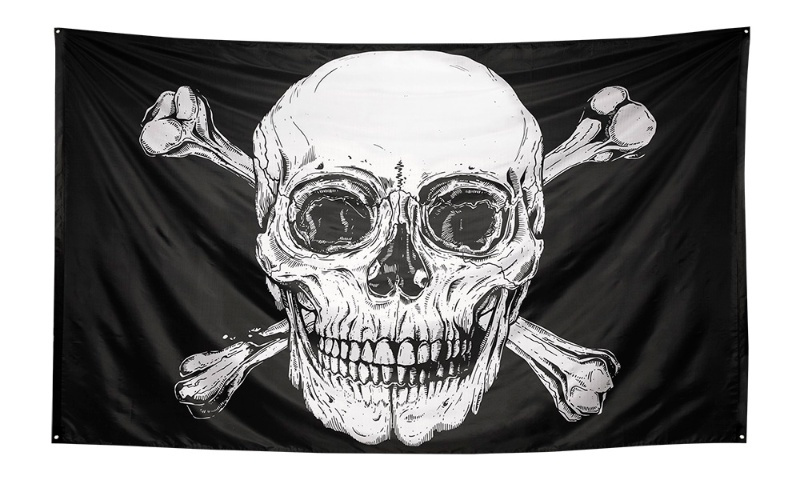 Bandera poliéster esqueleto 200x330cm