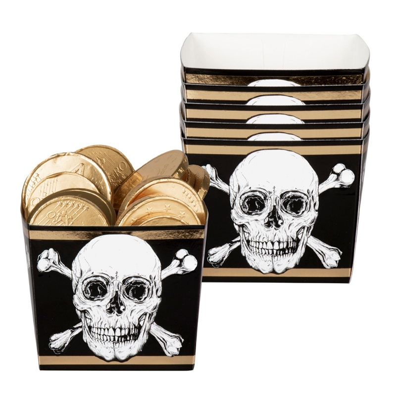 6 Bol calaveras desechables 40 cl.