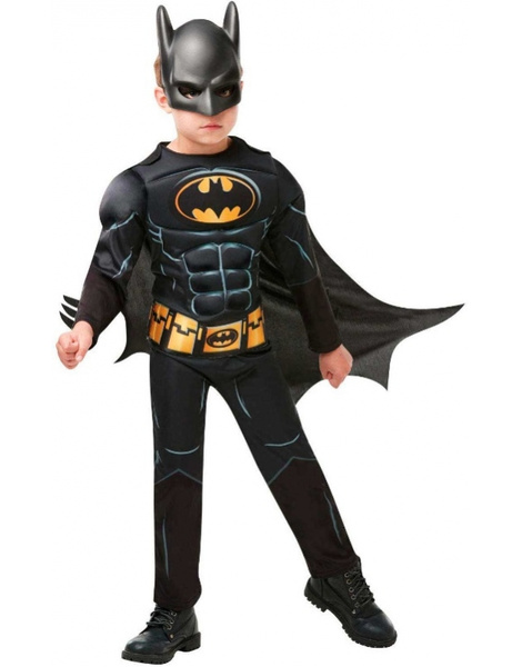 Amigo bobina Buscar a tientas Disfraz Batman Black Core deluxe niño