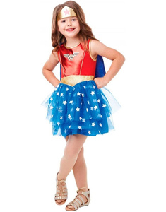 Espantar Oceano Renunciar Disfraz para niña de Wonder Woman classic infantil