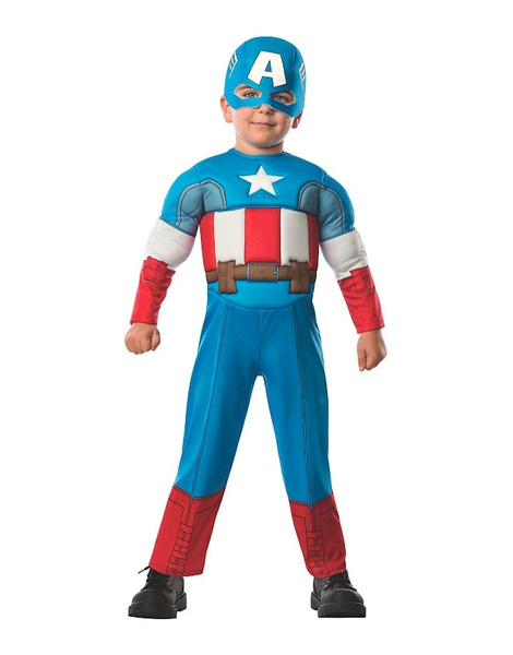 Disfraz Capitán America bebes 1/2 años