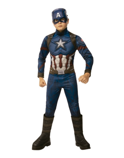 Llanura Empleado chico Disfraz Capitán América OPP adulto