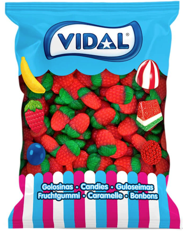Saco de 1 kg Morangos silvestres Vidal