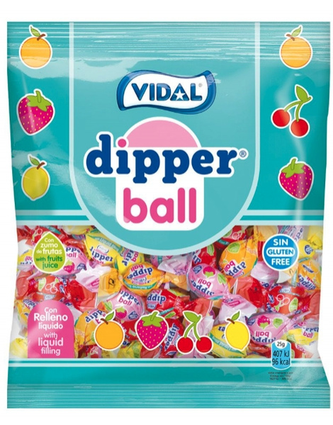 Bola Dipper recheado 900 gr. vida