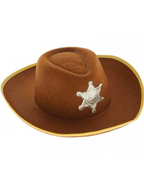 Sombrero de Sheriff adulto