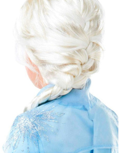 preocupación Pickering Navidad Peluca Frozen Elsa 2 para Niñas