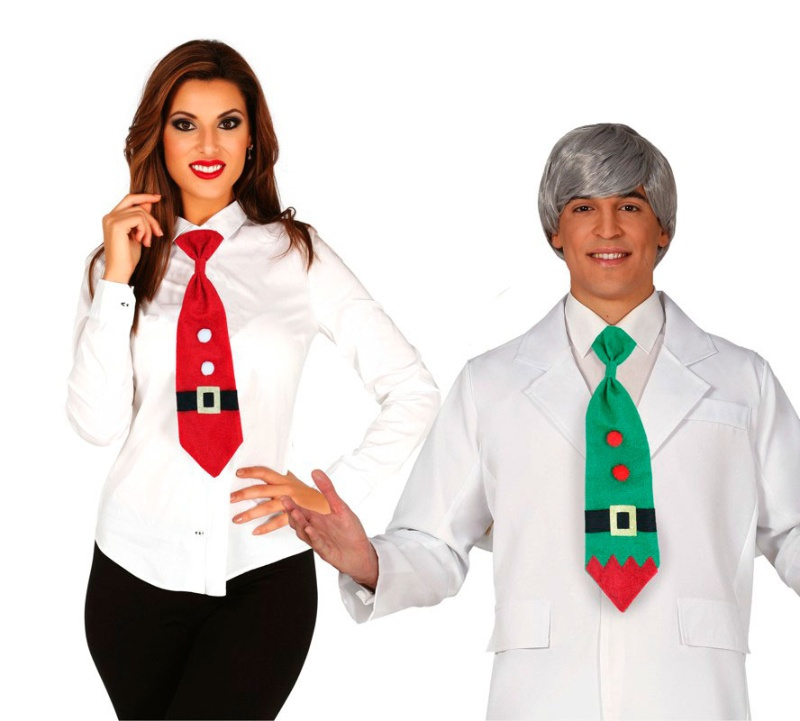 Corbatas navideñas col.surtidos
