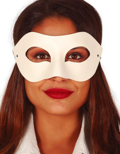 Antifaz blanco para pintar