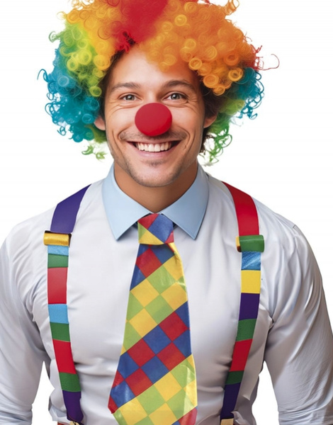 Manta de palhaço de gravata 55 cms.