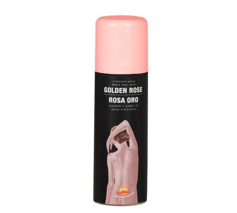 Bote spray Iridiscente 100 ml. rosa/oro