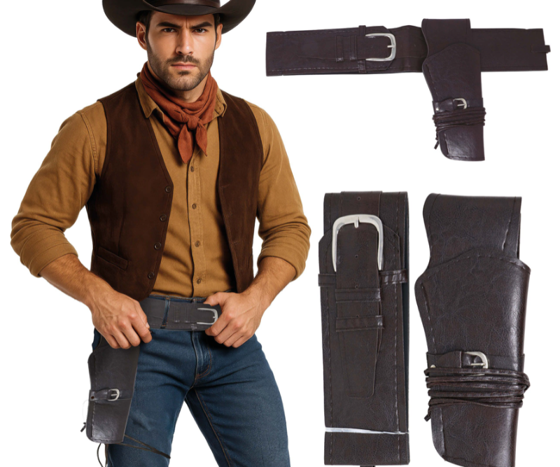 Estojo de couro para adulto