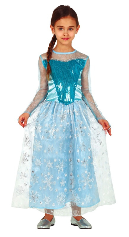 Fato de princesa da neve para criança