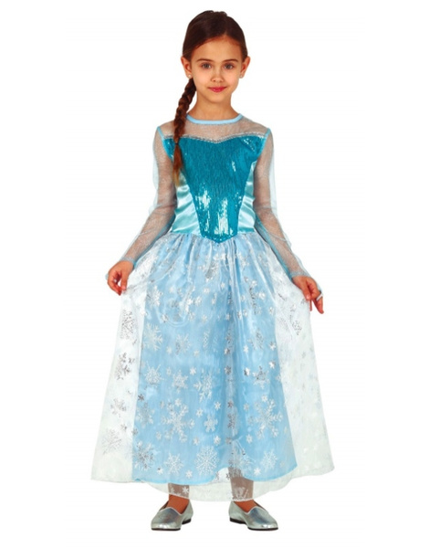 Fato de princesa da neve para criança