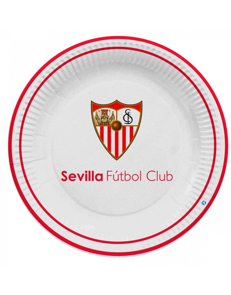 Platos 8 unid. Sevilla F.C. 23 cms.