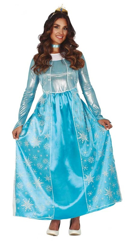 Fato de princesa gelado para mulher
