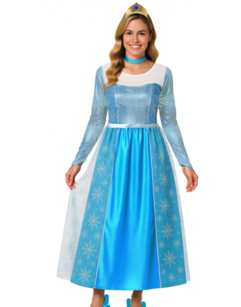 Fato de princesa gelado para mulher