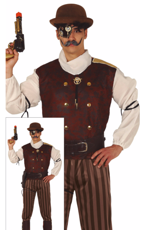 Fato de steampunk para homem