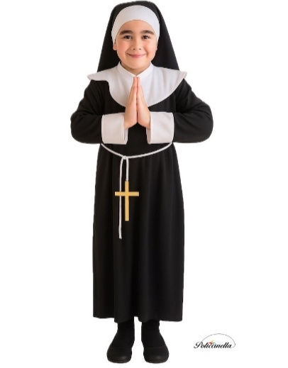 Fato de freira para menina