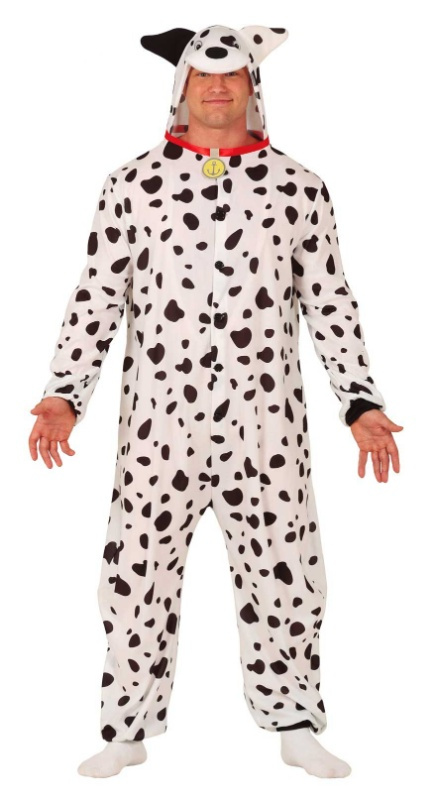 Disfraz perro dalmata pijama adulto