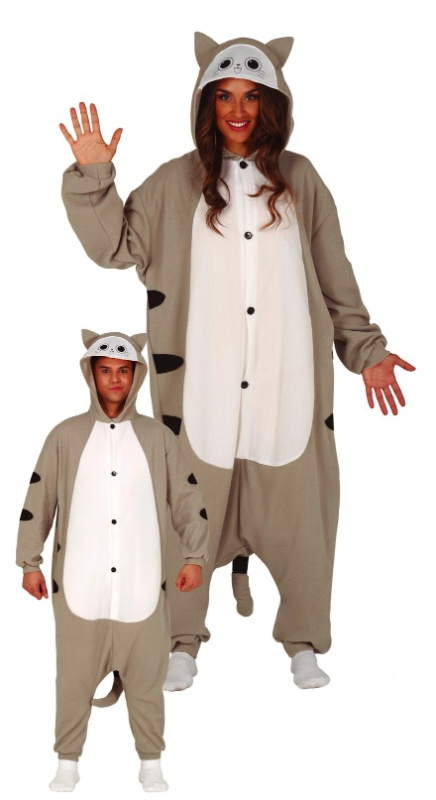 Disfraz Gato Kigurumi pijama mujer