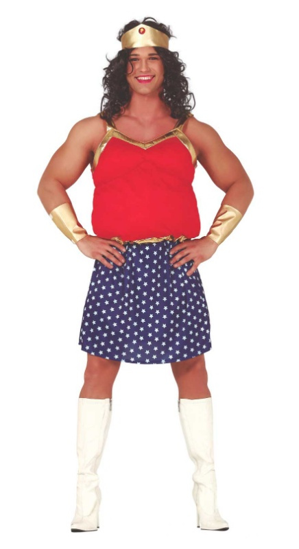 Disfraz Superheroína para hombre