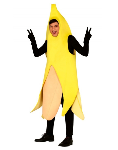 Disfraz Banana marrana para adulto