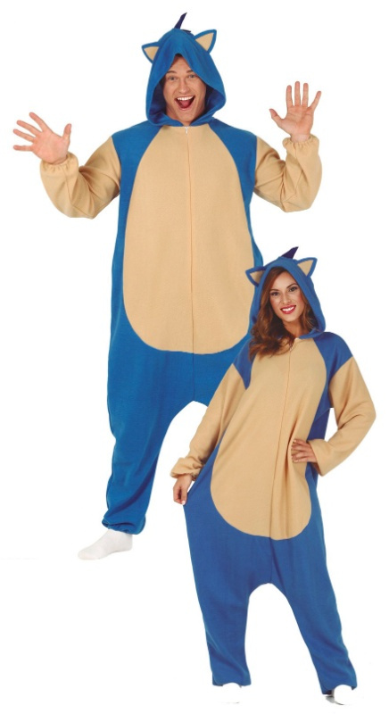 Disfraz Erizo pijama para adulto
