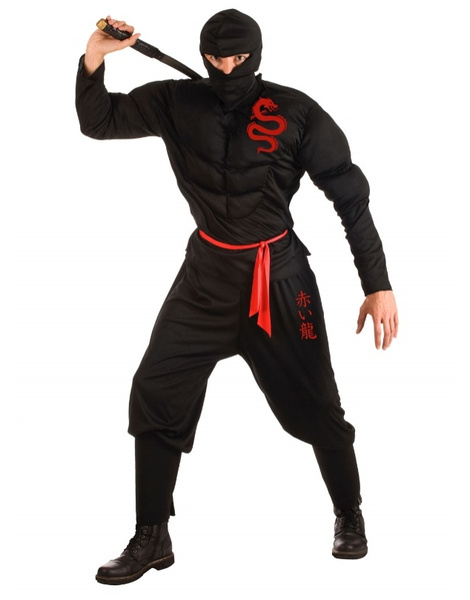 Disfraz de Ninja Negro para Hombre > Disfraces Superhéroes y