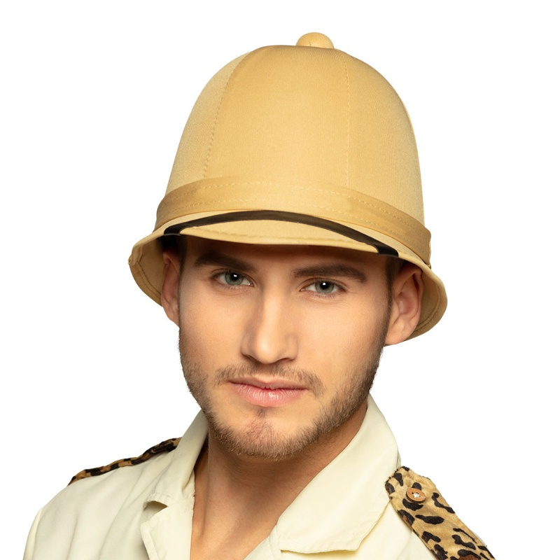 Capacete de safari tropical adulto