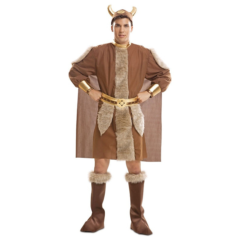 Disfraz Vikingo marrón para hombre