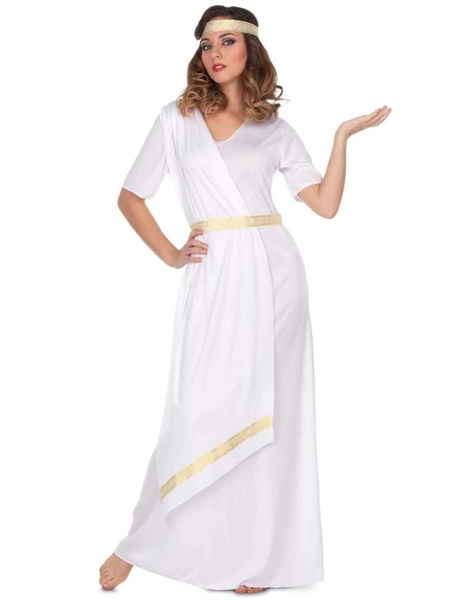Disfraz Romana blanca para mujer