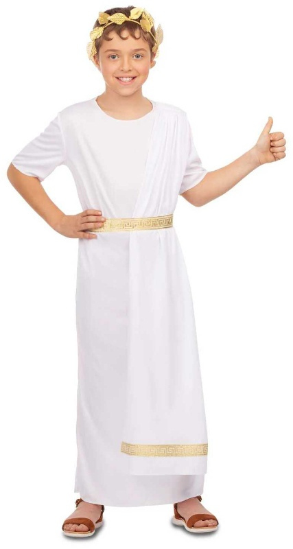 Disfraz Romano blanco para niño