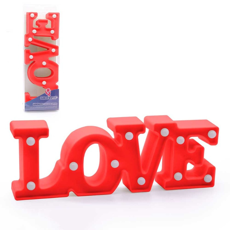 Figura Led Love Rojo