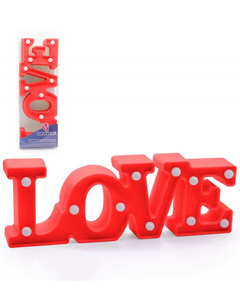 Figura Led Love Rojo